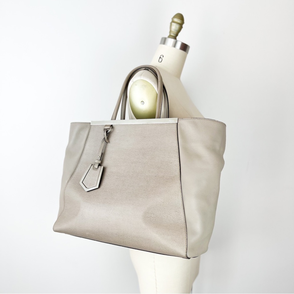 Fendi • Large 2Jours Leather Satchel